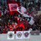 Suporterii lui Rapid Bucuresti, FOTO/ Andrei Apolzan/SportPulse
