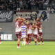 Jucatorii celor de la Rapid Bucuresti celebrand golul victoriei marcat de Vladan Bubanja in partida din Cupa Romaniei dintre Poli Timisoara vs Rapid Bucuresti, Stadion Municipal, Sibiu, FOTO Andrei Apolzan/SportPulse