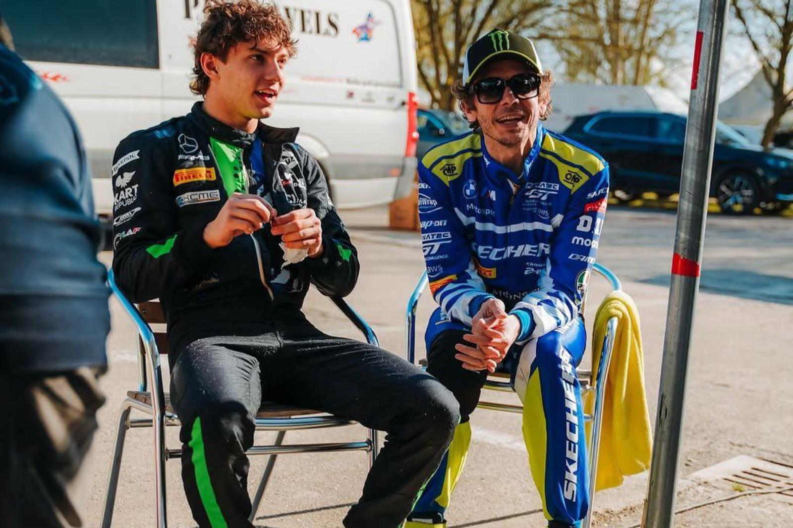Andrea Kimi Antonelli si Valentino Rossi, FOTO: GPOne