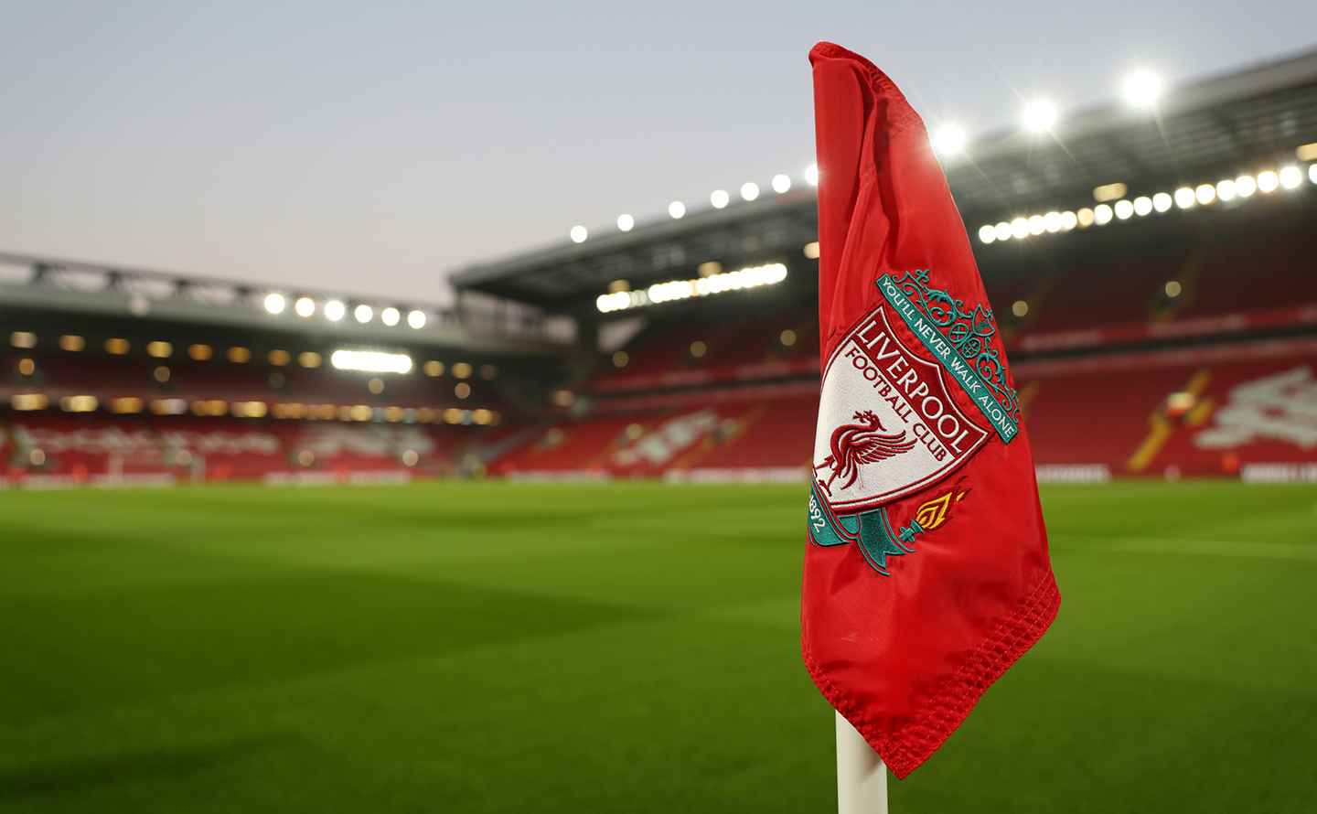 Corner Flag Liverpool FC, Anfield, Liverpool, England, PHOTO/ESPphoto