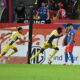 Malula Breston Sumbula si Adam Mahmoud Paul Zaian se bucura dupa un gol marcat in meciul dintre FCSB si Petrolul Ploiesti, contand pentru Superliga Superbet, desfasurat pe Arena Nationala din Bucuresti, luni 14 septembrie 2026. © FOTO:Razvan Pasarica/SPORT PICTURES