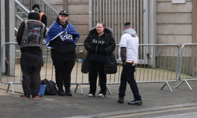 Millwall supporters before the kickoff, Sky Bet Championship match, Picture by Emil Sebastian Popescu