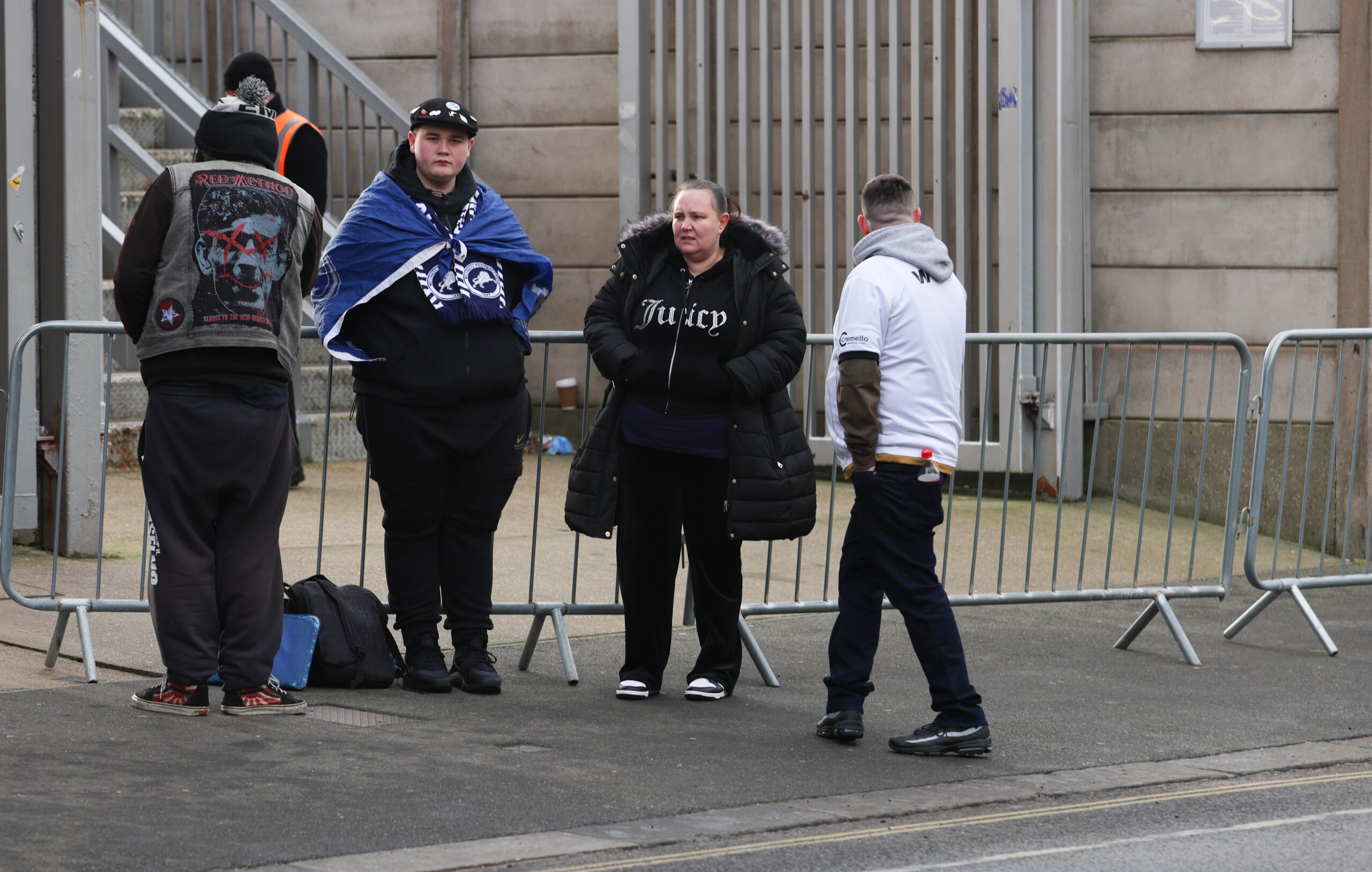 Millwall supporters before the kickoff, Sky Bet Championship match, Picture by Emil Sebastian Popescu