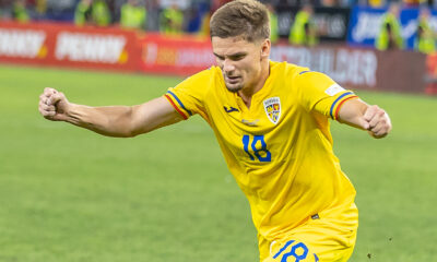 Razvan Marin, celebrand golul marcat in partida Romania vs Lituania, Stadionul Ghencea, Bucuresti, FOTO/ Emil Sebastian Popescu/ESPphoto