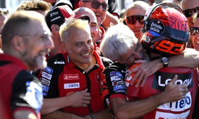 Gigi Dall'Igna si Marc Marquez la finalul cursei de la Misano, FOTO:G&G