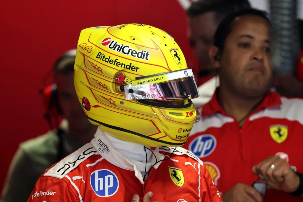 Lewis Hamilton, Ferrari, la primul sau abandon din 2026 suferit in SpanishGP, FOTO:XPB Images
