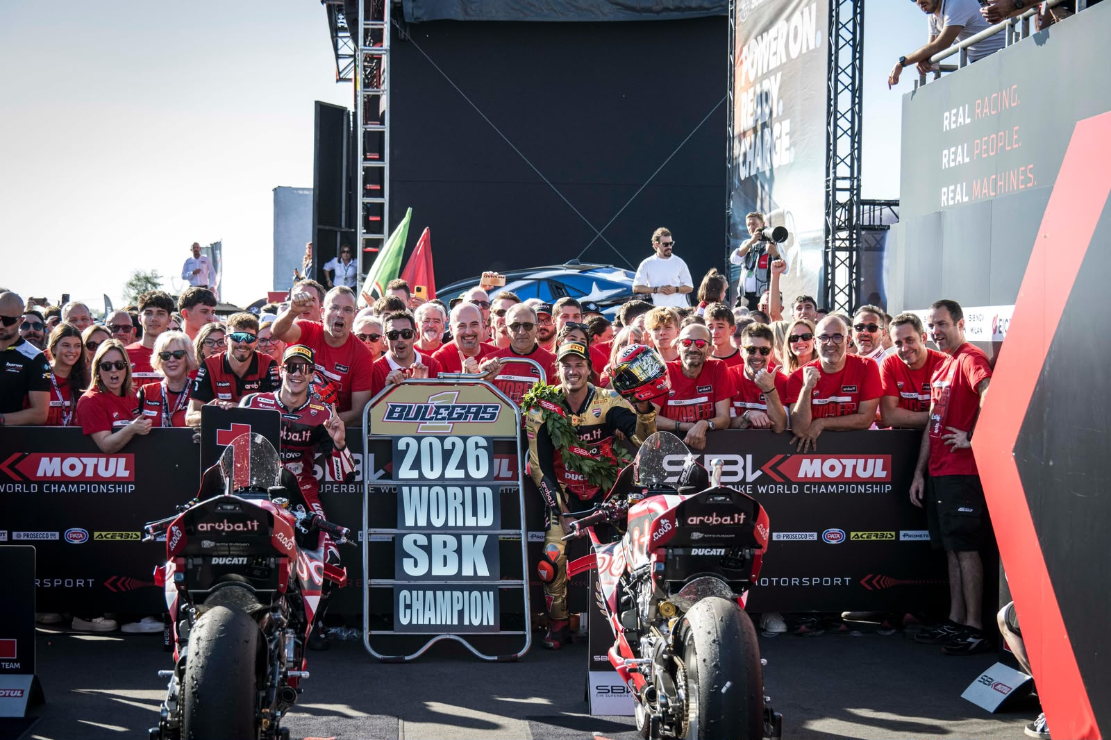 Nicolo Bulega and team Aruba.it Racing-Ducati, ©Photo: Aruba media