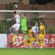Ilari Kangasniemi, Razvan Pascalau, Kevin Ciubotaru, Marius Söderbäck si Stefan Lefter in meciul de fotbal dintre Romania U21 si Finlanda U21, contand pentru Preliminariile Campionatului European U21 din 2027, desfasurat pe Stadionul Eugen Popescu din Targoviste, miercuri 30 septembrie 2026. © FOTO:Razvan Pasarica/SPORT PICTURES