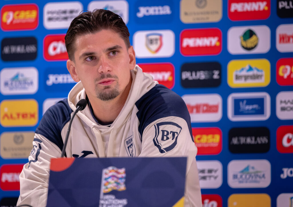 Razvan Marin, Romania la conferinta de presa premergatoare partidei dintre Suedia – România din UEFA Nations League 2026, ©FOTO/ Emil Sebastian Popescu/ESpphoto/SportPulse