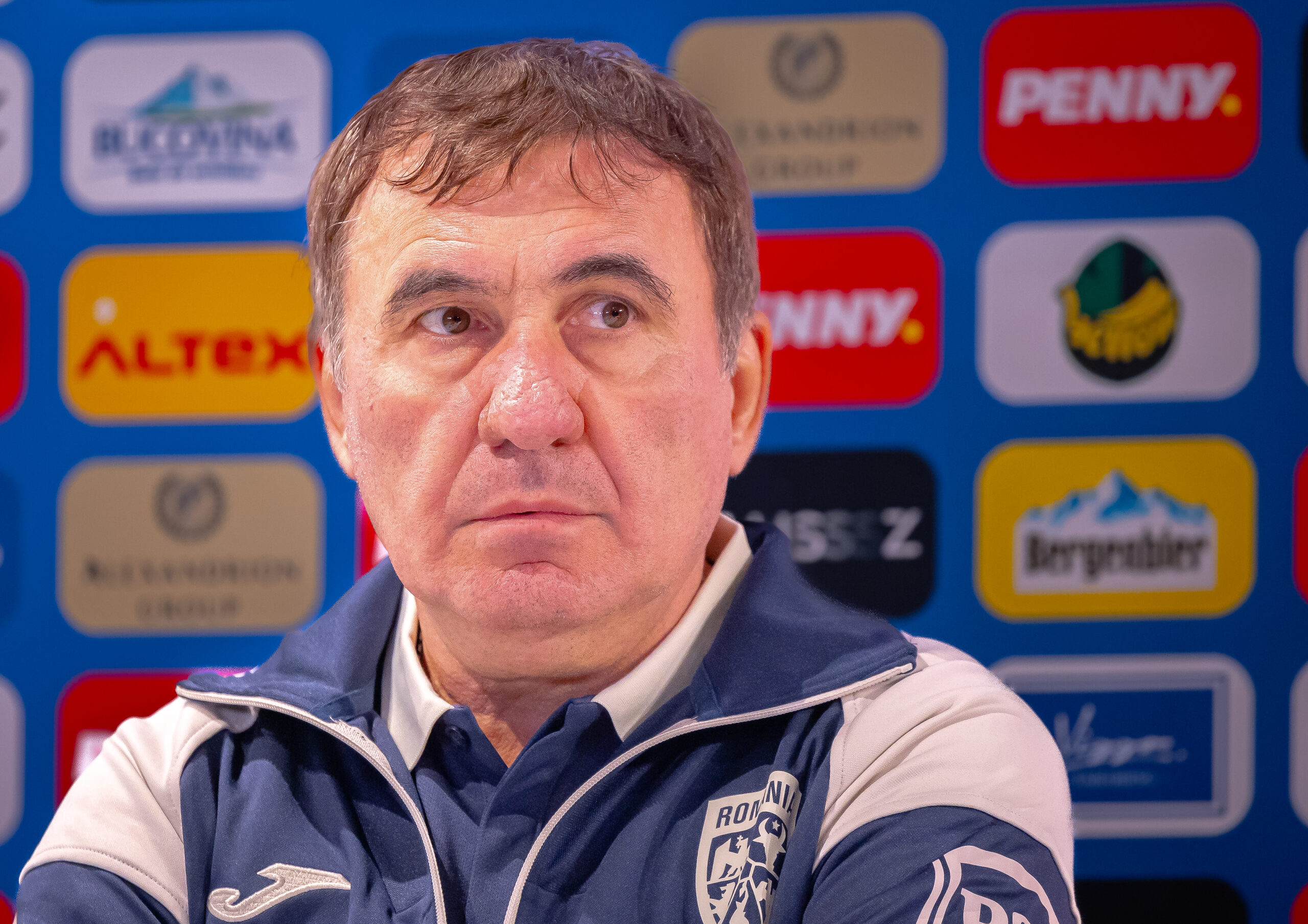 Gheorghe Hagi, selectionerul Romaniei, ©FOTO/ Emil Sebastian Popescu/ESPphoto/SportPulse