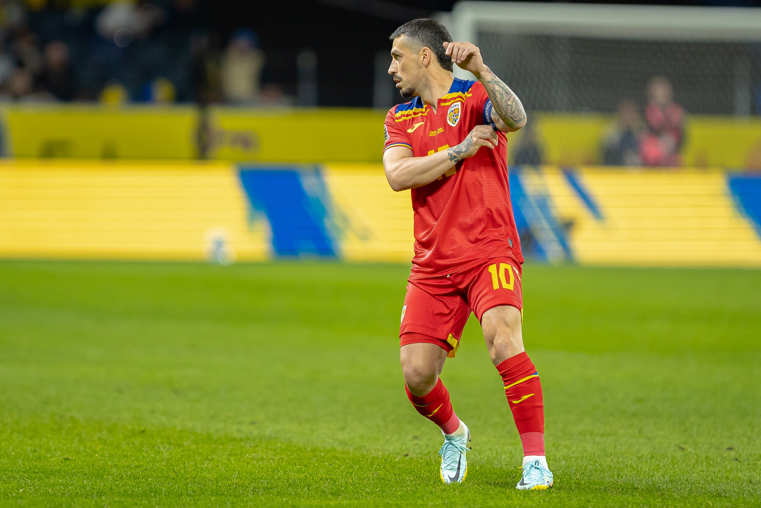 Nicusor Stanciu in partida Suedia vs Romania din UEFA Nations League, disputata pe Strawberry Arena, Solna, Suedia © FOTO:Emil Sebastian Popescu/ESPphoto