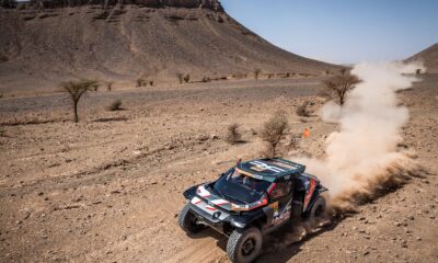 299 AL ATTIYAH Nasser (qat), LURQUIN Fabian (bel), Dacia Sandrider, The Dacia Sandriders, FIA W2RC, ULT T1+, action, during the Stage 1 of the Rallye du Maroc 2026, 4th round of the 2026 WR2C Championship from September 29, 2026 between Agadir and Zagora, Morocco - Photo Frederic LE FLOC’H / DPPI