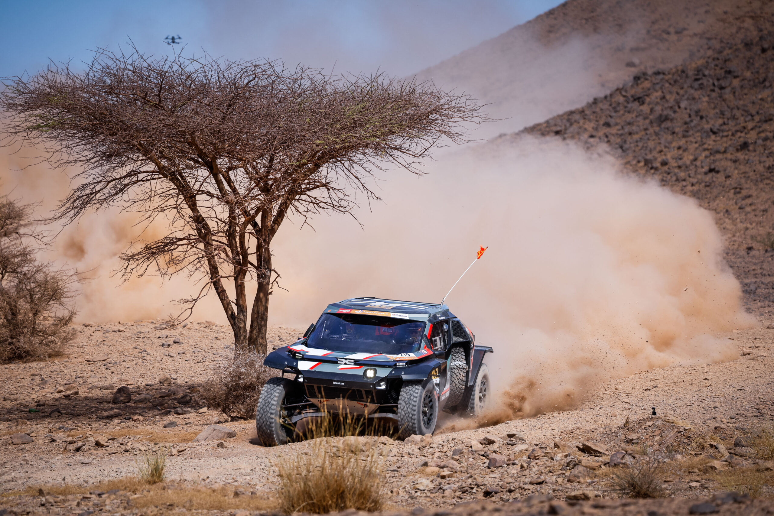 219 LOEB Sébastien (fra), BOULANGER Edouard (fra), Dacia Sandrider, The Dacia Sandriders, FIA W2RC, ULT T1+, action, during the Stage 5 of the Rallye du Maroc 2026, 4th round of the 2026 WR2C Championship from October 3, 2026 around Zagora, Morocco - Photo Frederic Le Floc'h / DPPI