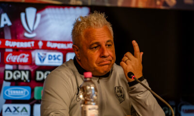 Marius Sumudica antrenor CFR Cluj, la conferinta de presa, FOTO / Raul Marica / SportPulse