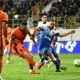 Ofri Arad si Antonio Bradu in meciul de fotbal dintre CS Gloria Bistrita si FCSB, contand pentru Cupaa Romaniei Betano, desfasurat pe Stadionul Jean Padureanu din Bistrita, joi 29 octombrie 2026. © FOTO:Alexandra Cristina Grigorescu/SPORT PICTURES