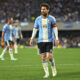 Lionel Messi during the international friendly match between Argentina and Benin at Estadio Monumental in Buenos Aires. The match marked Messi’s final appearance for the Argentina national team, bringing an end to his historic 21-year international career, BUENOS AIRES, ARGENTINA – OCTOBER 06, 2026, Julio Mancini / SportPulse