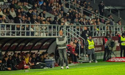Daniel Pancu antrenor Rapid, în timpul partidei din etapa a 12-a a SuperLigii României, dintre Rapid București și Corvinul Hunedoara, disputată pe Stadionul „Giulești” din București, România, 17 octombrie 2026. ©FOTO / Raul Marica / SportPulse