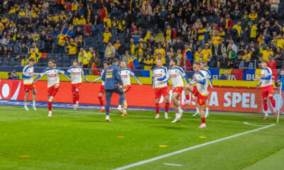 Jucatorii Romania, la incalzire, UEFA Nations League, © FOTO:Emil Sebastian Popescu/ESPphoto