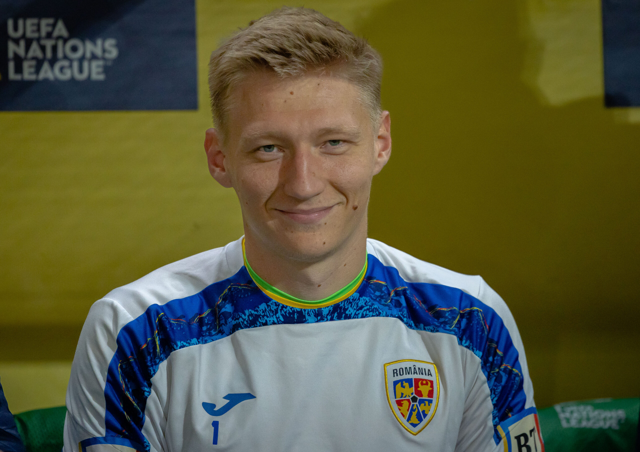 Otto Hindrich inaintea partidei din UEFA Nations League, © FOTO:Emil Sebastian Popescu/ESPphoto